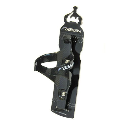 DC-FS-BC13-L - Koszyk bidonu MTB czarny karbon