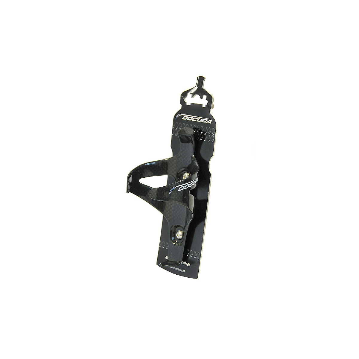 DC-FS-BC13-L - Koszyk bidonu MTB czarny karbon