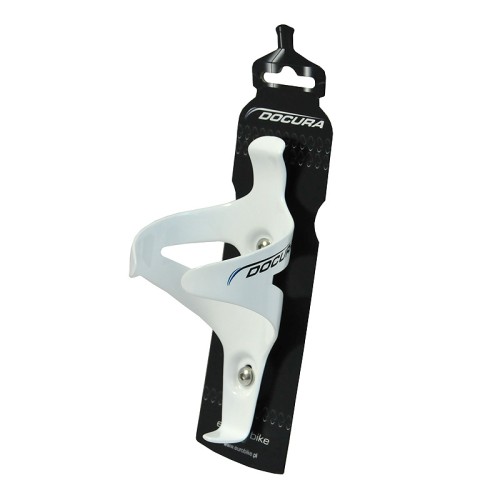 DC-FS-BC13-W - Koszyk bidonu MTB biały karbon