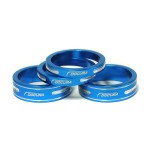 DC-WH-0510 B - Podkładki AHEAD 2x5mm+2x10mm alu niebieskie