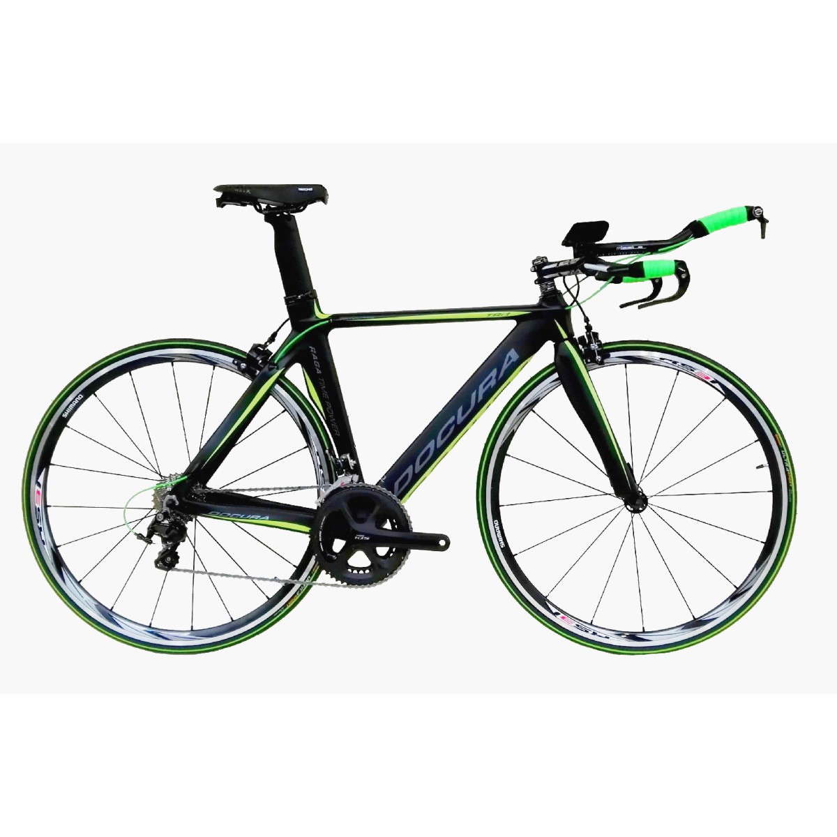 DOC-TRIATHLON-52 - Rower DOCURA RAGA TRIALTHLON 52cm 105