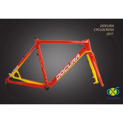 X-B54 VIRA-570 - Rama DOCURA VIRA Cyclo Cross CARBON (3K) 570mm z widelcem