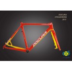 X-B54 VIRA-570 - Rama DOCURA VIRA Cyclo Cross CARBON (3K) 570mm z widelcem