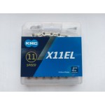 I-KMC-BX11ELN18 - Łańcuch 11rz. KMC X11 EL srebrny 118og. BOX
