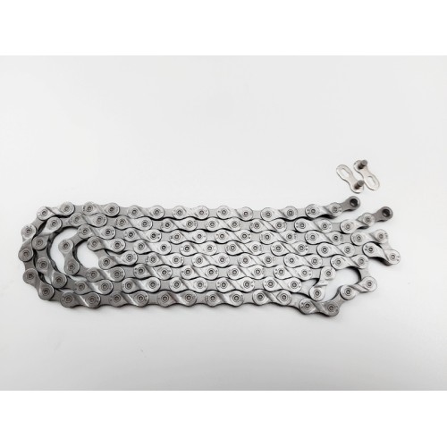 I-KMC-WPX9G0116 - Łańcuch 9rz. KMC X9 szary 116og. folia