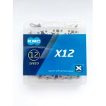 I-KMC-BX12NB126B - Łańcuch 12rz. KMC X12 Sil/BK 126og. BOX