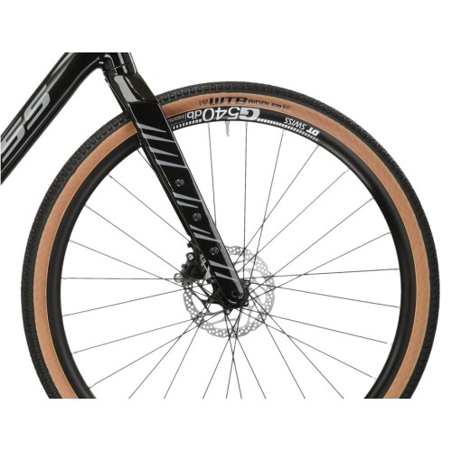 KREK6Z28X18M006670 - Rower Gravelowy Kross Esker 6.0 rama 18" (S) - GEN2 czarny połysk model 2024!