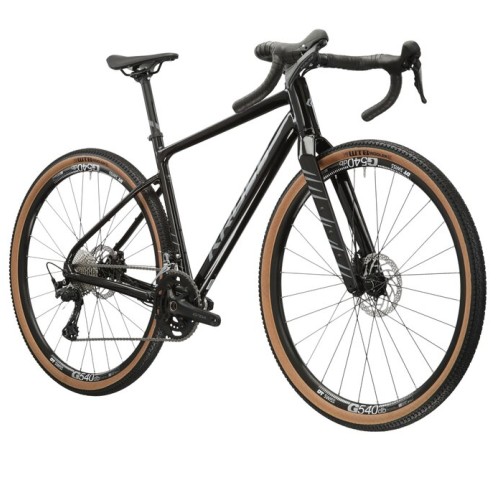 KREK6Z28X18M006670 - Rower Gravelowy Kross Esker 6.0 rama 18" (S) - GEN2 czarny połysk model 2024!