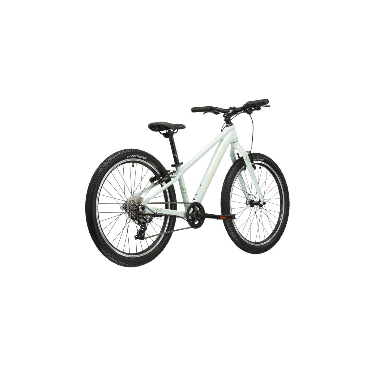 KRLEJ24X12W006988 - Rower Kross Lea JR 1.0 D koła 24" miętowo szary połysk