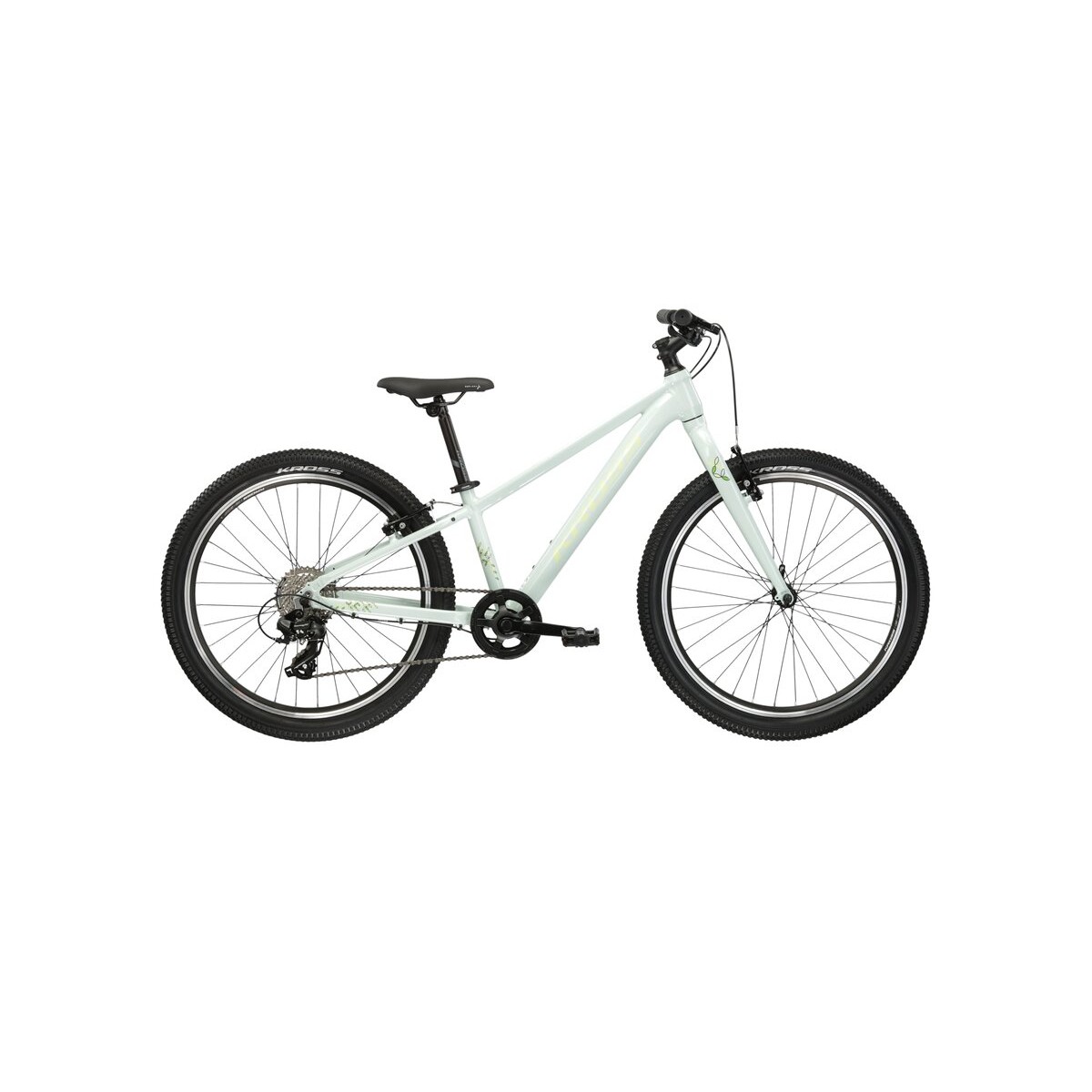 KRLEIJ24X12W006988 - Rower Kross Lea JR 1.0 D koła 24" miętowo szary połysk
