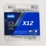 I-KMC-BX12EP126B - Łańcuch 12rz. KMC X12 EPT srebrny, 126og. BOX