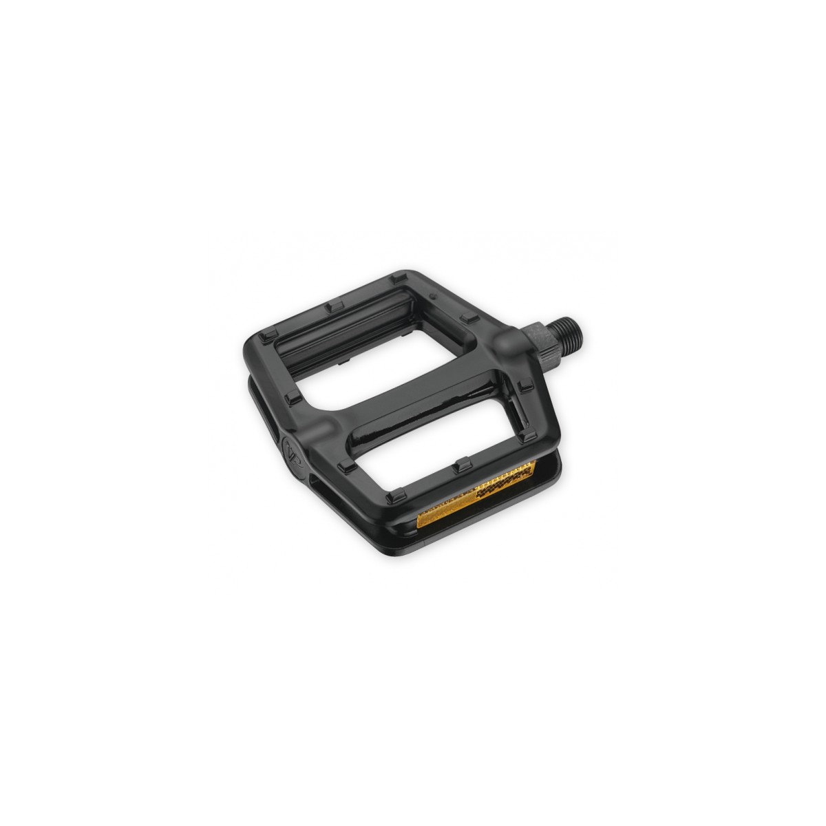 VP-535 - Pedały 535 platforma, nylon, odblaski, czarne, Z BLISTREM