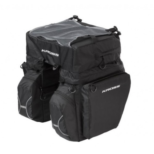 T4CTO000029 - Sakwa rowerowa Kross Roamer Triple Rear Bag - Potrójna