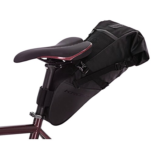 T4CTO000052 - Torba rowerowa KROSS Esker podsiodłowa 58 X16,5 X14cm czarna