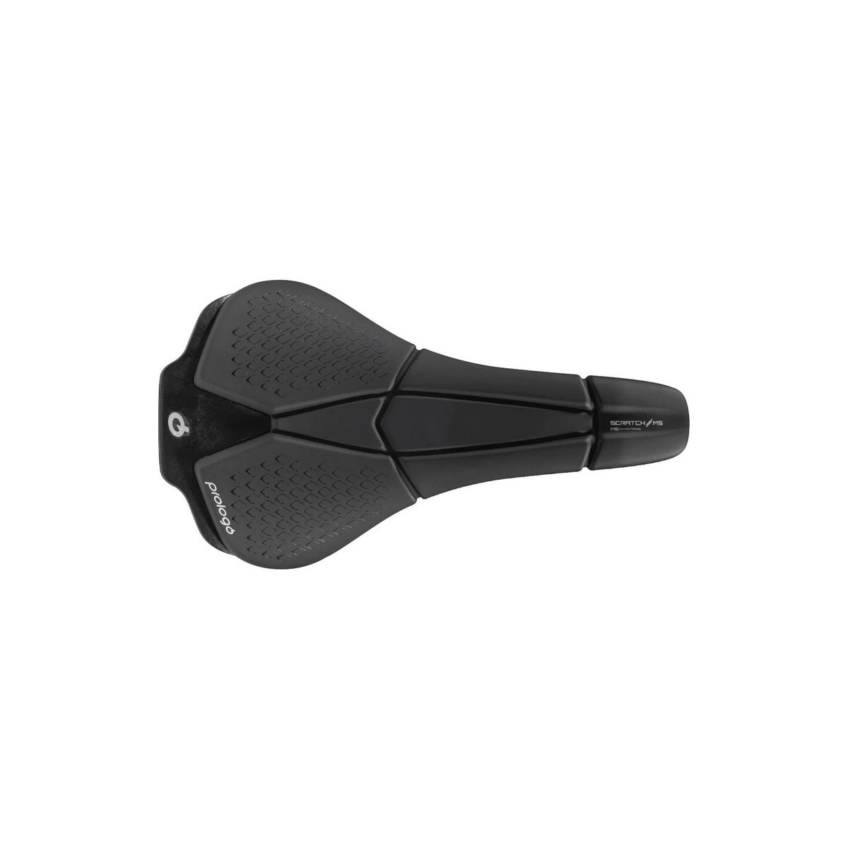 PR-SCM5TN0HB00-AM - Siodło PROLOGO SCRATCH-M5, TIROX (pręty: lekki stop metalu, 7mm) 140x250mm, 200g,  czarne