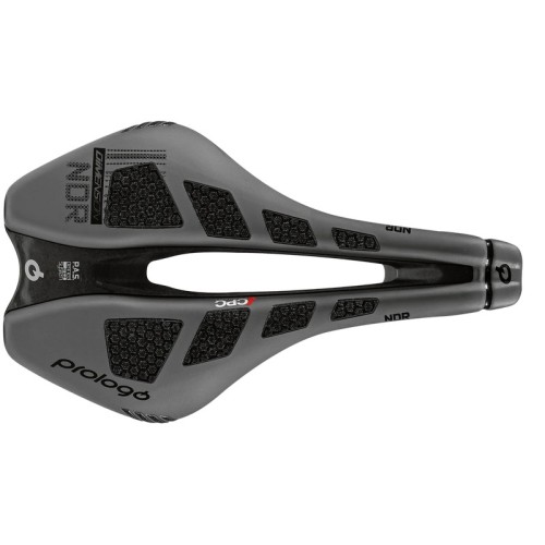 PR-DIENTN3ABC8-AM - Siodło PROLOGO DIMENSION-NDR, CPC, TIROX (pręty: lekki stop metalu, 7mm) 143x245mm, 225g,  szaro-czarne