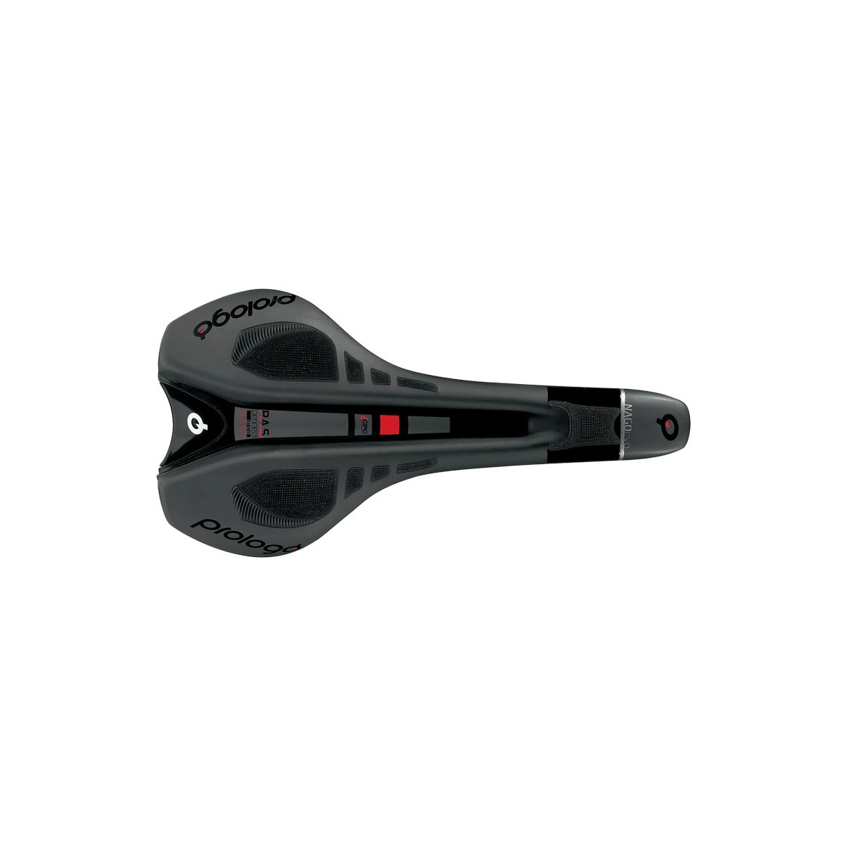 PR-NAEPTN1HBC2-AM - Siodło PROLOGO NAGO-EVO, PAS, CPC, TIROX (pręty: lekki stop metalu, 7mm) 141x275mm, 226g,  czarne