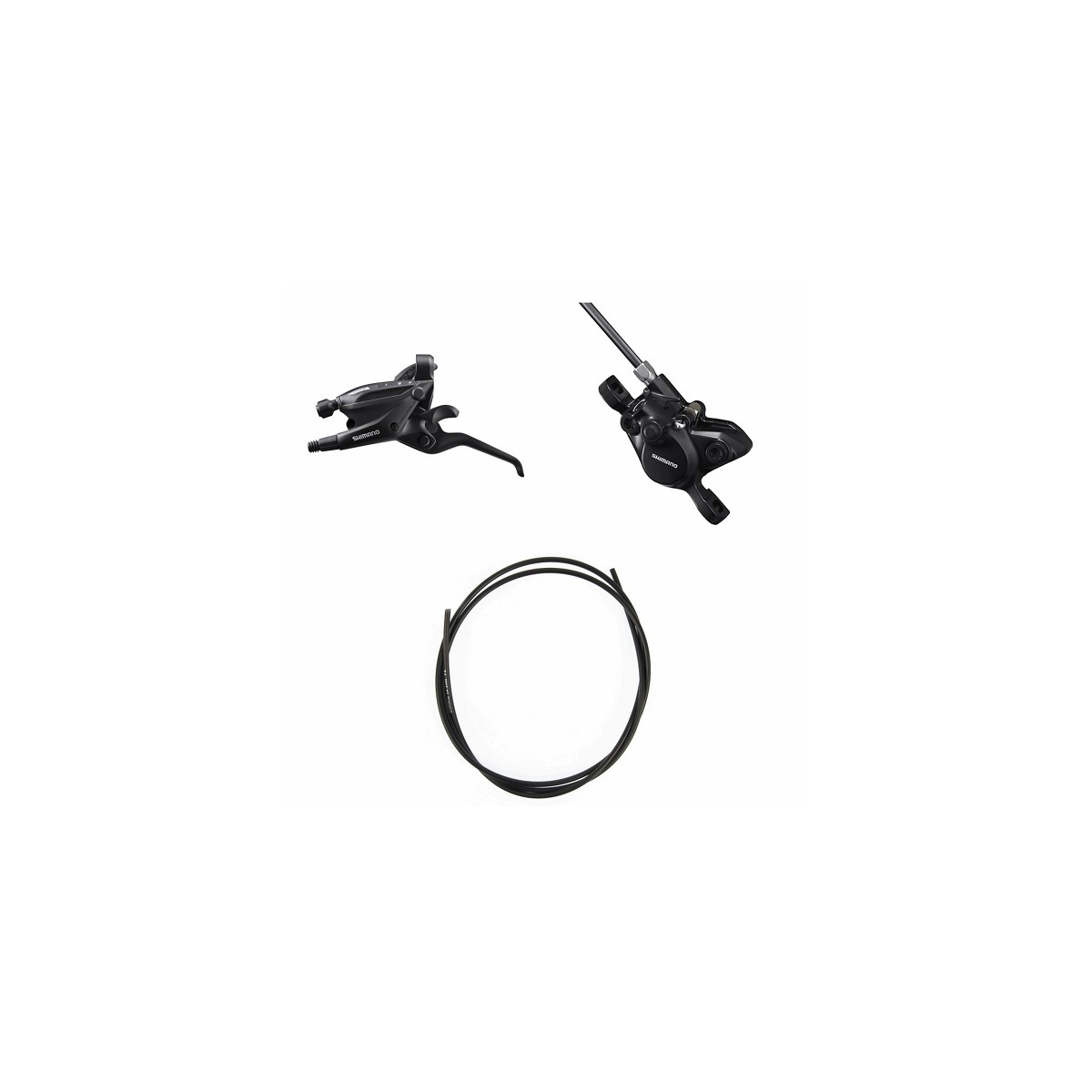 EF5052KLFPRA100P3 - Zestaw Shimano Hamulca Tarczowego i Klamkomanetek przód ST-EF505 i BRMT200 dł 1000mm