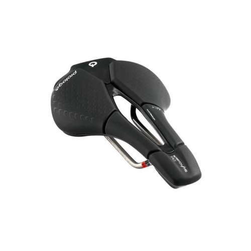 PR-SCMPTN7HB21-AM - Siodło PROLOGO SCRATCH-M5, SPACE, TIROX (pręty: lekki stop metalu, 7mm) 147x250mm, 213g,  czarne