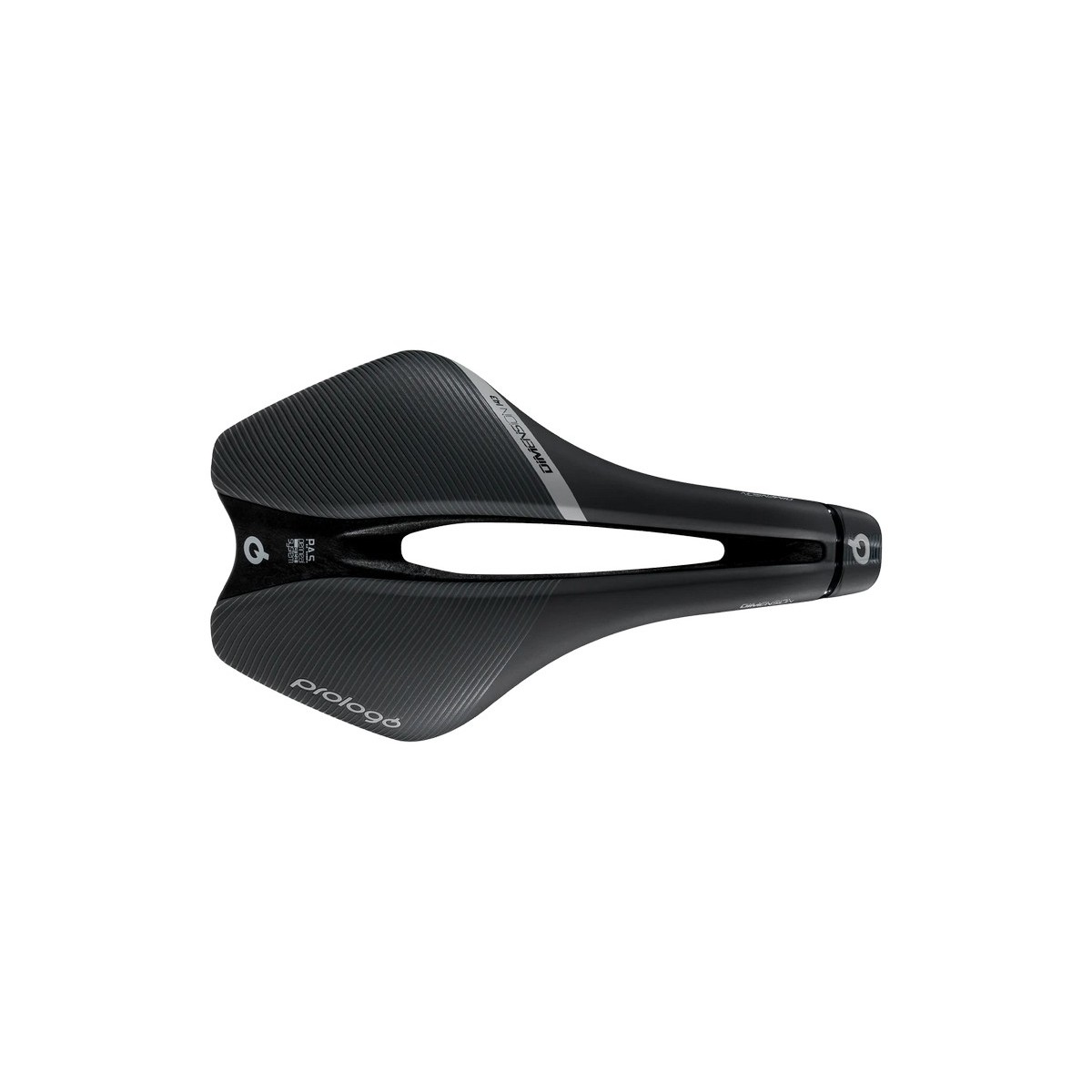 PR-DIME403HB80-AM - Siodło PROLOGO DIMENSION, T4.0 (pręty: CR-MO, 7mm) 143x245mm, 211g,  szaro-czarne