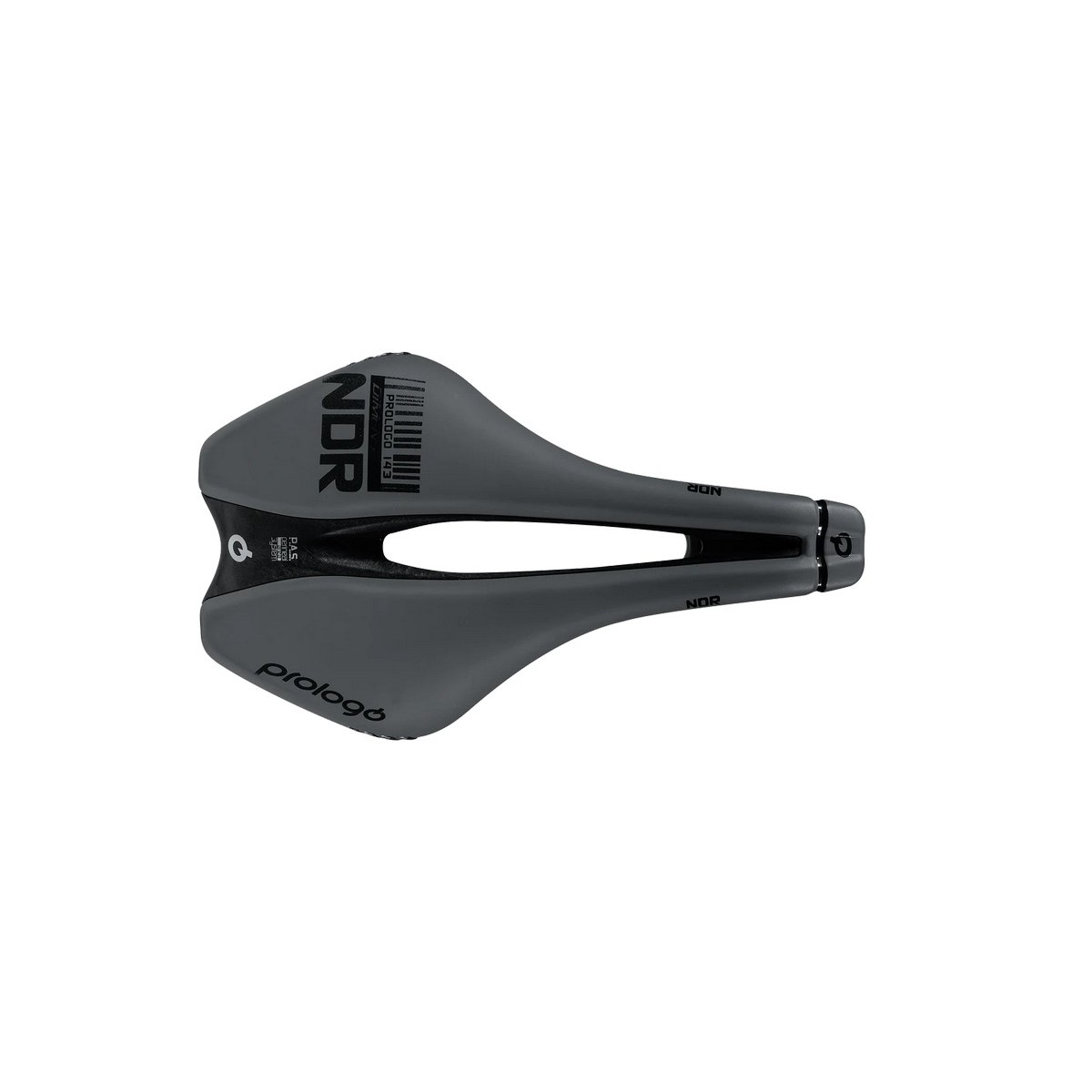 PR-DIEN403AB80-AM - Siodło PROLOGO DIMENSION-NDR, T4.0 (pręty: CR-MO, 7mm) 143x245mm, 219g,  szaro-czarne