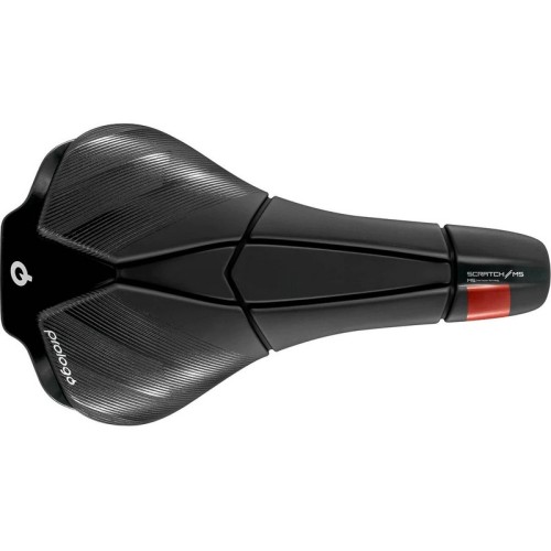 PR-SCMXTN0HB21-AM - Siodło PROLOGO SCRATCH-M5 AGX, TIROX (pręty: lekki stop metalu, 7mm) 140x250mm, 201g,  czarne