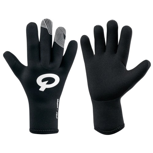 PR-GLOVELFBW13-L - Rękawiczki PROLOGO DROP NEOPRENE wodoodporne, długie palce, czarno-białe, roz. L