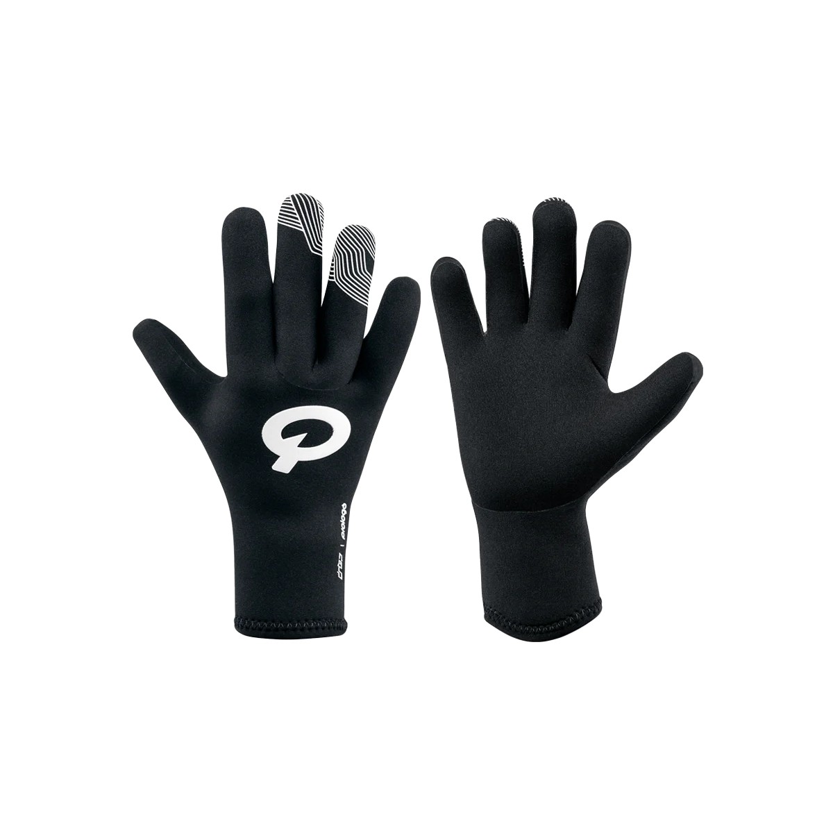 PR-GLOVELFBW13-L - Rękawiczki PROLOGO DROP NEOPRENE wodoodporne, długie palce, czarno-białe, roz. L