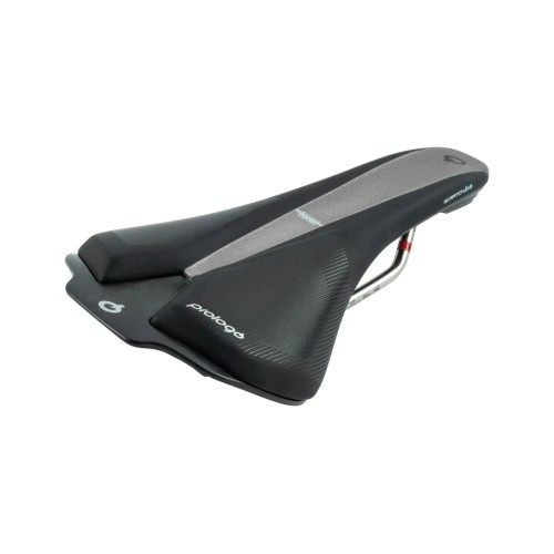 PR-SCEVTN0HB00-AM - Siodło PROLOGO SCRATCH EVA, TIROX (pręty: lekki stop metalu, 7mm) 140x250mm, 226g,  czarne