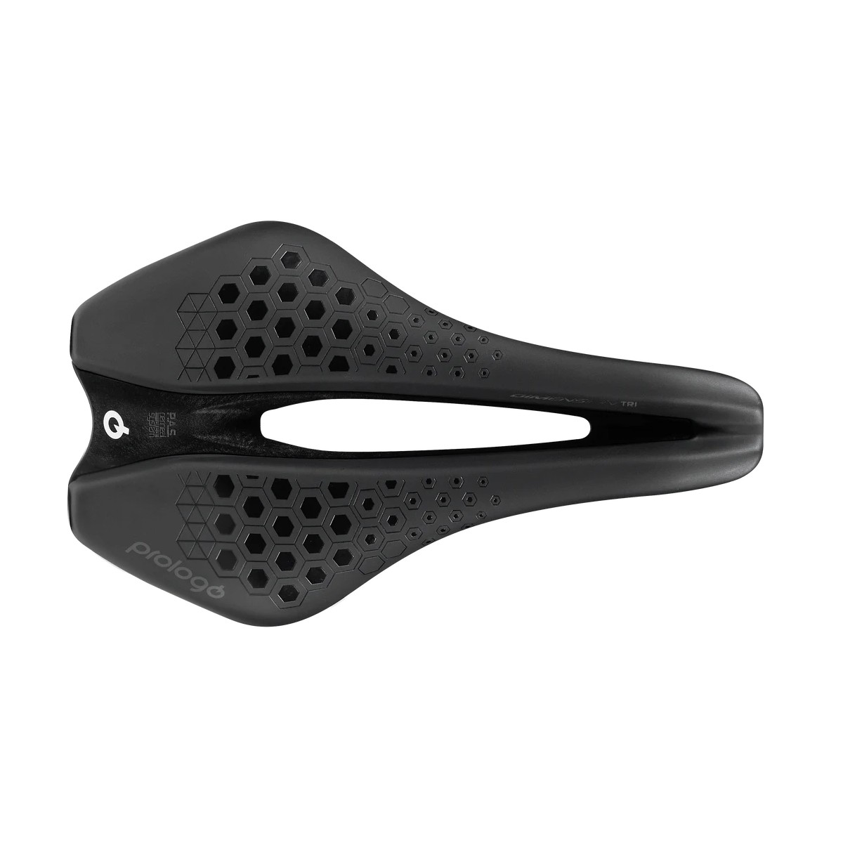PR-DITRTN3HB20-AM - Siodło PROLOGO DIMENSION-TRI, TIROX (pręty: lekki stop metalu, 7mm) 143x 245mm, 225g,  czarne