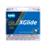 I-KMC-BXGLIGG18 - Łańcuch 9-11rz. KMC X-GLIDE  szary CUES 118og. BOX