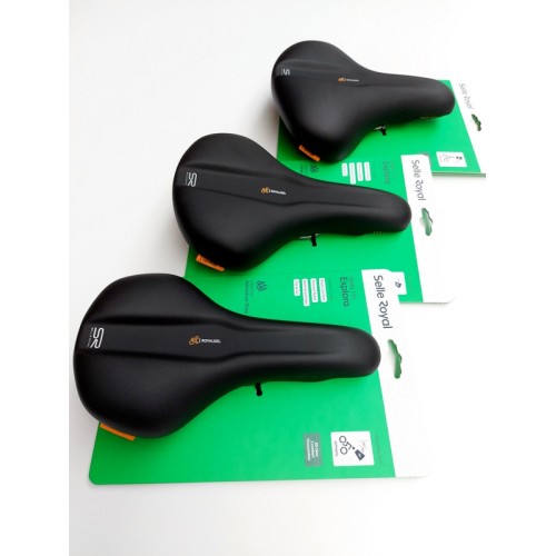 76-54D03 - Zestaw 3 siodeł żelowych EXPLORA unisex, athletic, moderate, relaxed