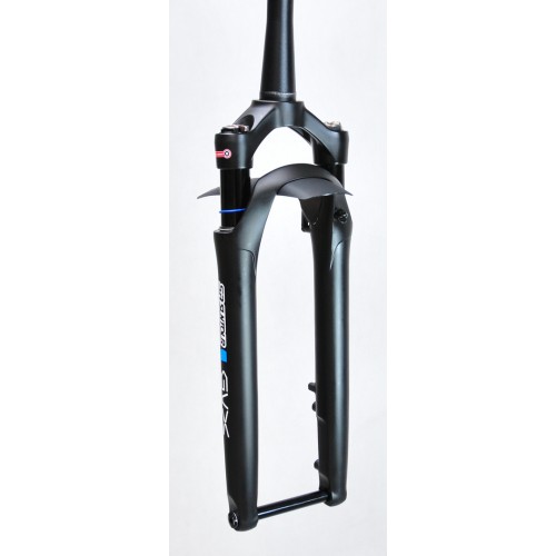 SF21-GVX-S-LOR-M-T-Q15 - GVX LOR 28"skok 50mm TAPERED 25cm AIR blok.na goleni, reg.odbicia, dysk, oś15x100mm, mat