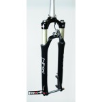 SF7-NRX-S-RLR-D-L-T-Q15 - NRX S-RLR 28"skok 75mm TAPERED 25cm, AIR dysk, blok.na kier.reg.odbicia, oś 15x100mm, golenie+rura alu