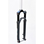 SF18-NRX-E-LOR-M-15QLC - NRX E-LOR 28"skok 75mm, 1-1/8" 25cm AHEAD AIR dysk, blok.na goleni, reg.odbicia, oś 15x100mm, mat