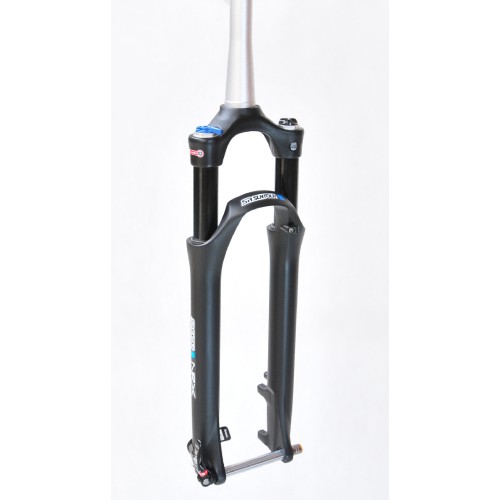 SF18-NRX-E-LOR-M-T-15QLC - NRX E-LOR 28"skok 75mm, TAPERED 25cm, dysk AIR blok.na goleni, reg.odbicia, oś 15x100mm