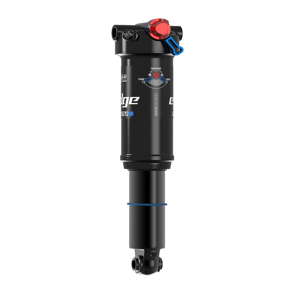 RS9-EDGE-TR-LOR-185 - Amortyzator tylny EDGE (TRUNNION MOUNT) LO-R 185mm, blokada skoku, regulacja odbicia