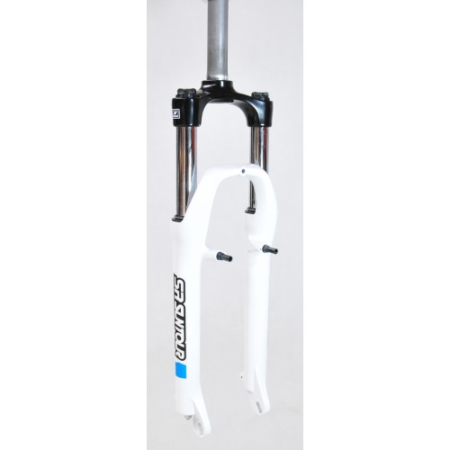 SF8-XCE6-P-W - XCE 26" skok 100mm 1-1/8" 25cm AHEAD, piwoty, sprężyna, biały