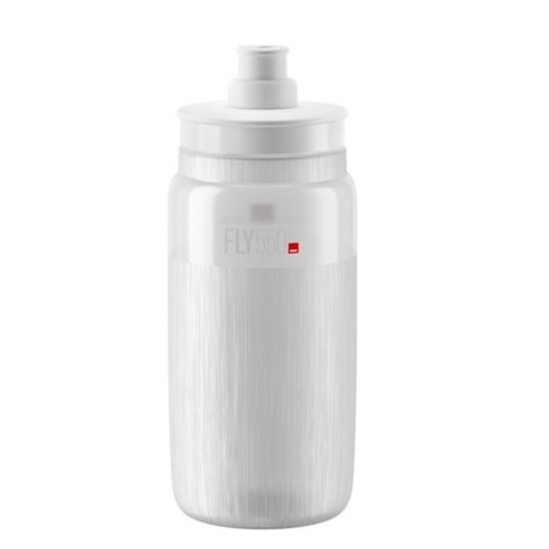 EL01604889 - Bidon Elite Fly Tex przeźroczysty, szare logo 550 ml