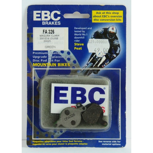 0296-09 - Okładziny hamulcowe EBC CFA 326 zielone