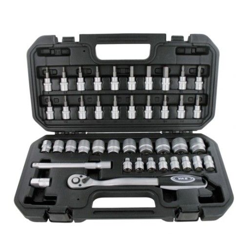 VADV11900 - Zestaw narzędzi VAR z grzechotką 3/8", 42 elementy