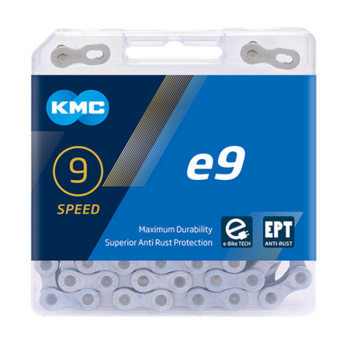 I-KMC-BE09TEP36 - Łańcuch 9rz. KMC E9 EPT (do row. ELEKTRYCZNEGO) 136og. BOX