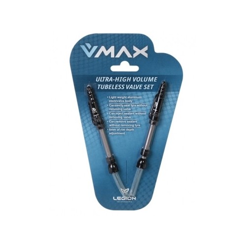 WR-HVV-4-BK-S1 - Wentyl V-MAX Valve Hi Volume Tubeless 37-45 mm
