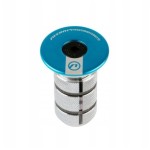 ac-900 niebieska - Gwiazdka do carbonu -  Expander -ACCENT niebieska anoda  1,1/8" dł 4cm