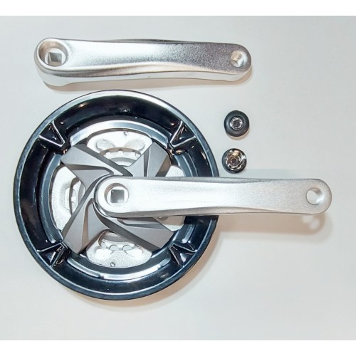 30460 - Mechanizm korbowy 3 rz, srebrny 24/34/42T x 170mm 2c-307P