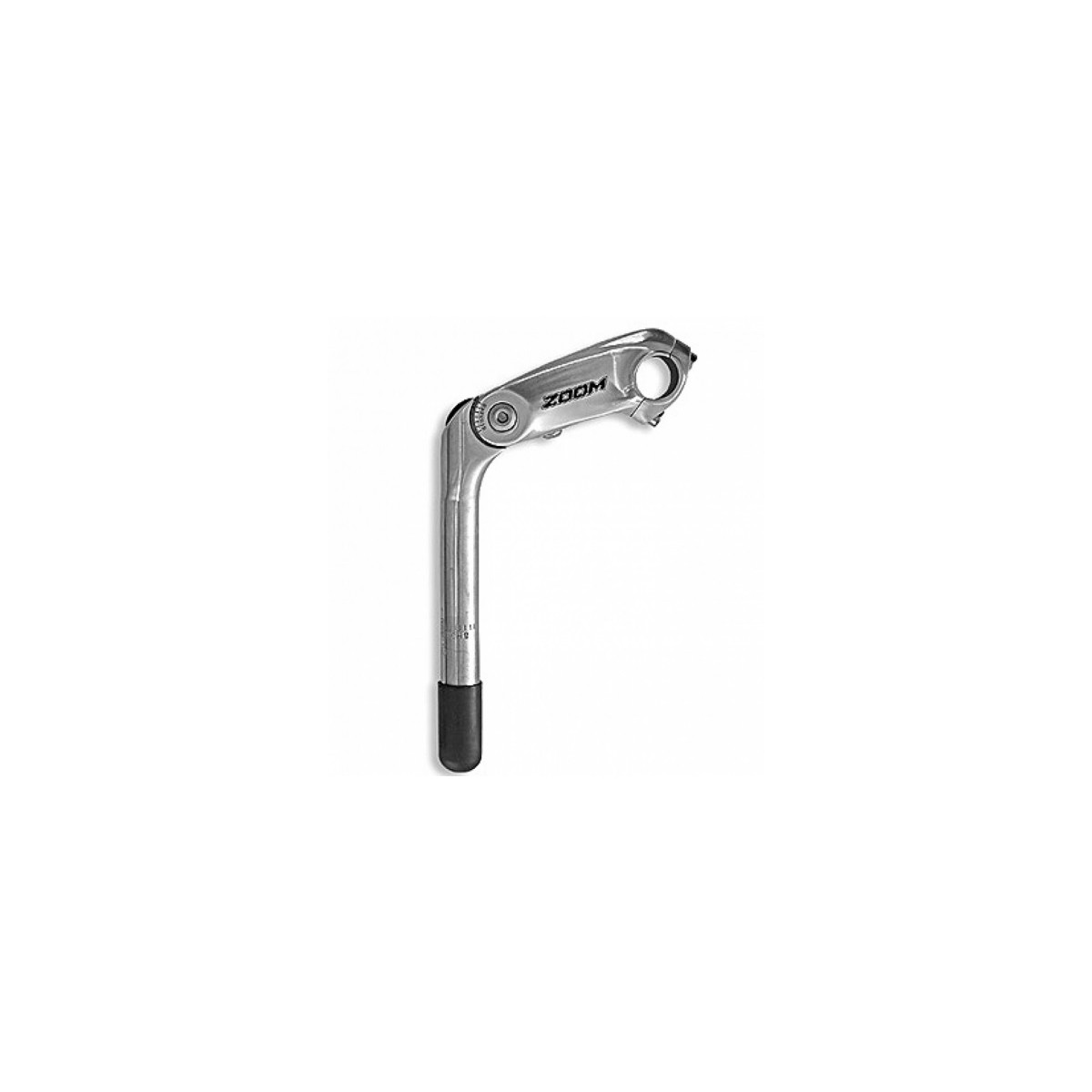 MTS-C398-sr - Wspornik kierownicy ZOOM. alu, 25,4x180x90mm, reg. srebrny