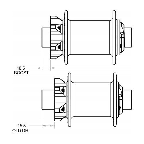 SF8-RUX7+38-R2C2-M-T - RUX 27,5"R2C2 PCS BOOST skok 200 TAPERED 27cm AIR  reg. odbicia x 2, kompresji x 2, oś20x110