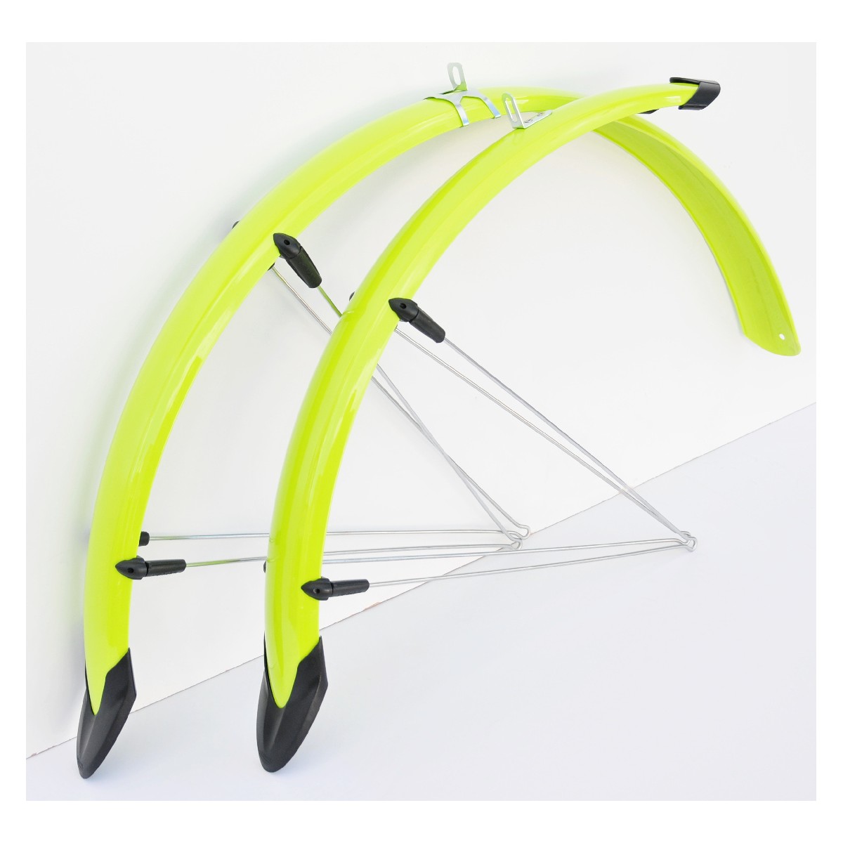 PRO EUR064 - Błotniki 26" 58mm limonka ,chlapacz + nos