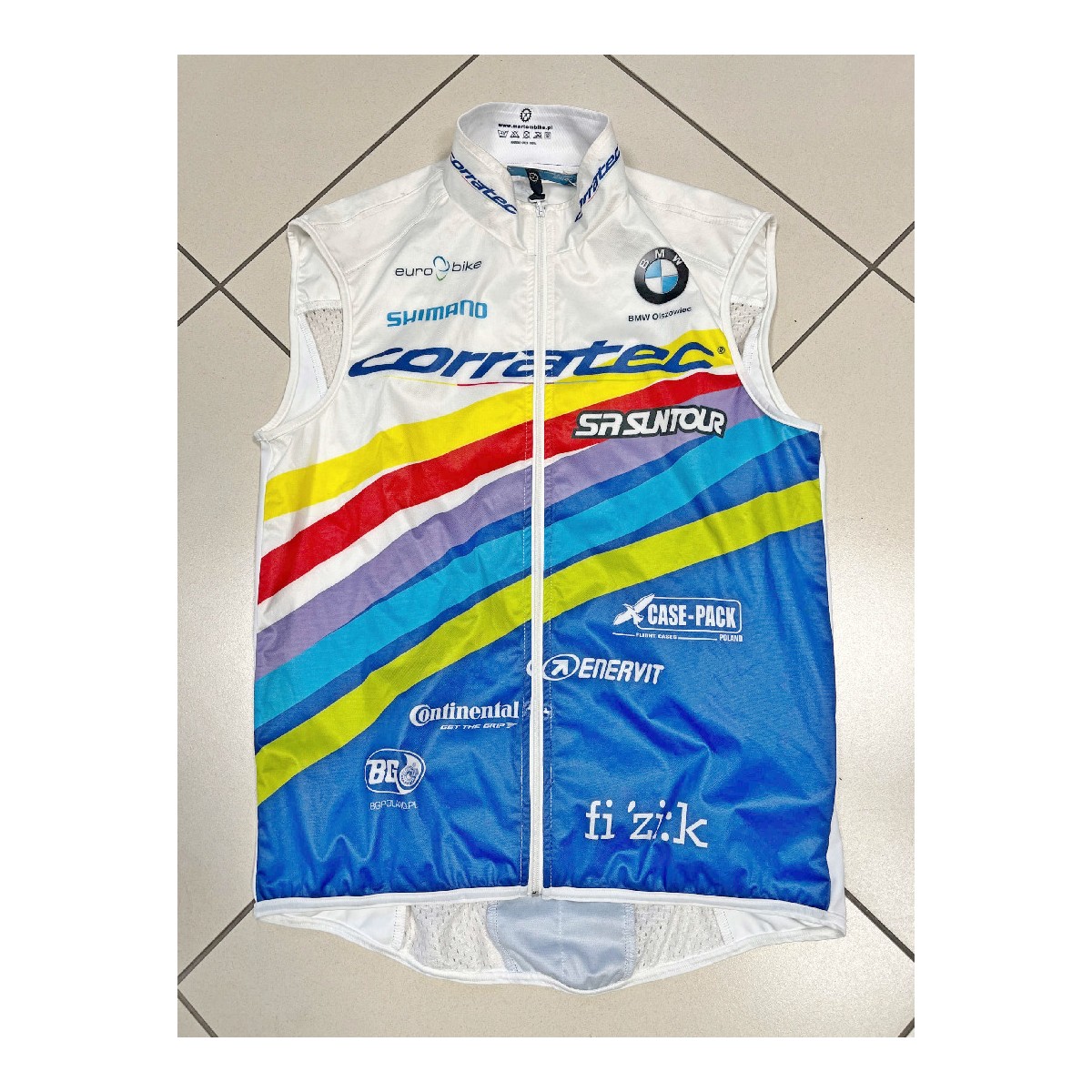 OD KAM75v - Kamizelka bezrękawnik windstoper Corratec TEAM
