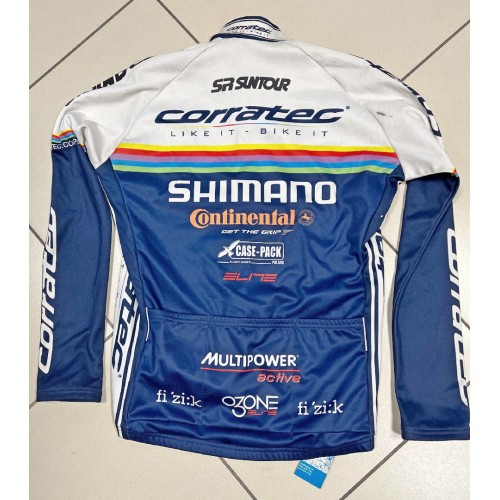 ODZ_CORR_BLUZA-TEAM - Bluza kolarska Corratec, zamek kostkowy, długi rękaw